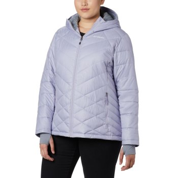 Columbia Heavenly Hooded Plus Size, Chamarras Morados Para Mujer | 207543-HSB